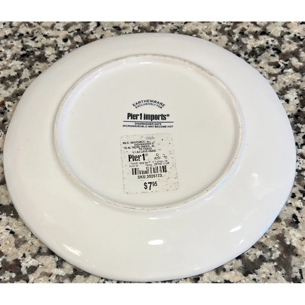 Pier 1 Imports Sandpiper Bird Salad Plate 8
